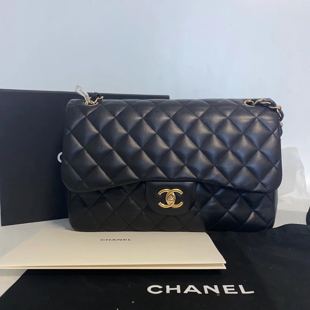 95新 Chanel/香奈儿 NEChanel黑金Jumbo