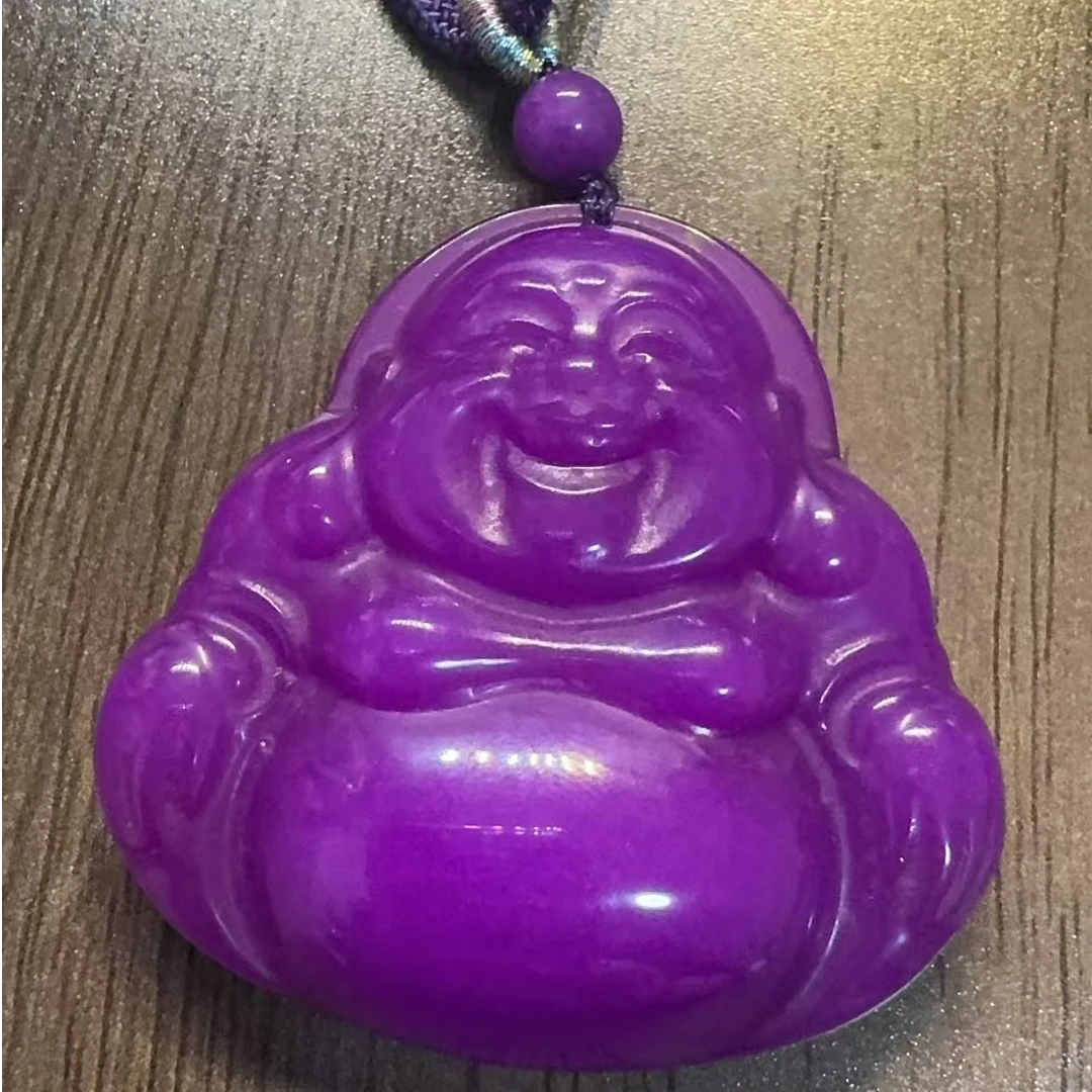 非金属珐琅吊坠 丝绒玉化佛公吊坠经典简约款