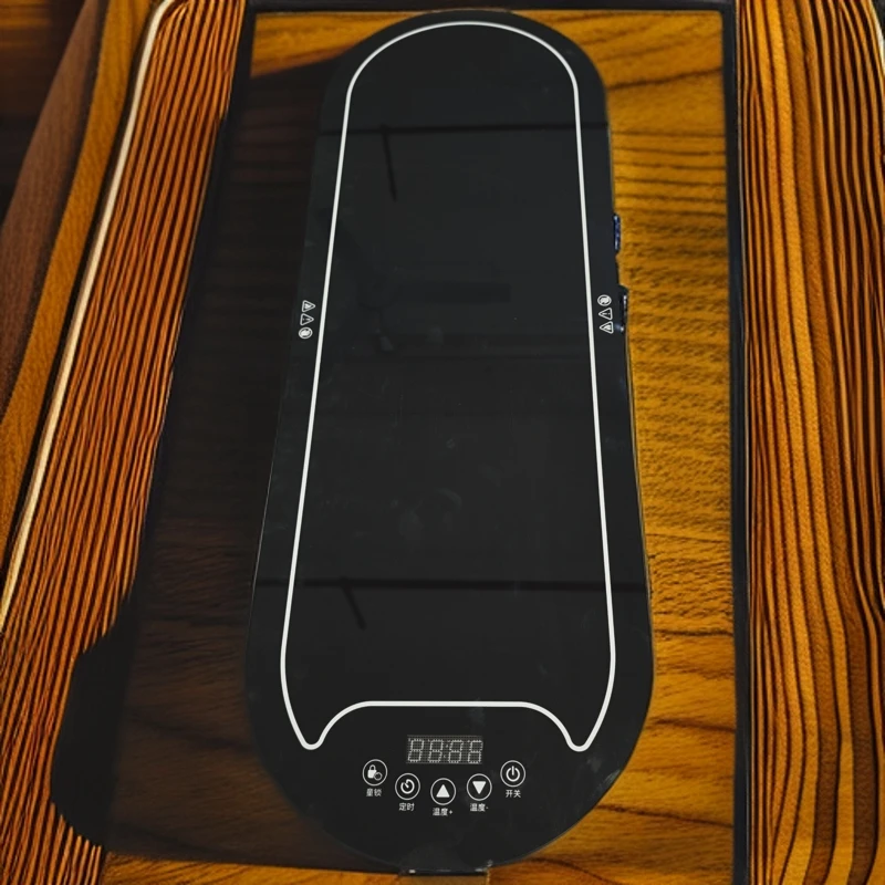 99新  【JY-1566】外包装瑕疵 耐热玻璃透明恒温台