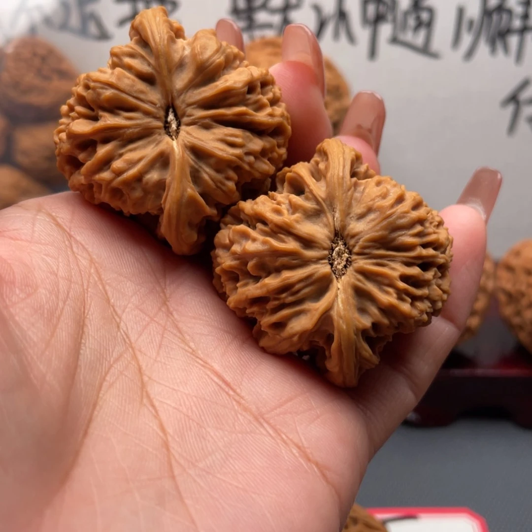 【闪购商品】文玩核桃把件?****?42号正圆柱炮