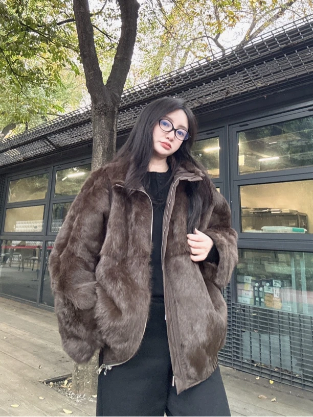 真草草毛外套 s m 899