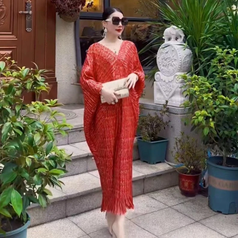 【三宅系列】宫廷风烫金连衣裙