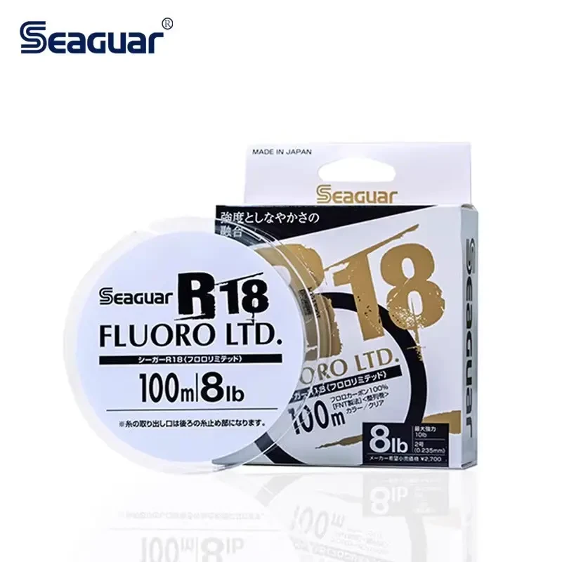 西格银标 seaguar R18 主线子线氟碳线碳线路亚线前导线竞技鱼线