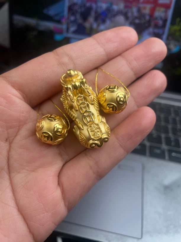 足金暴富貔貅手串