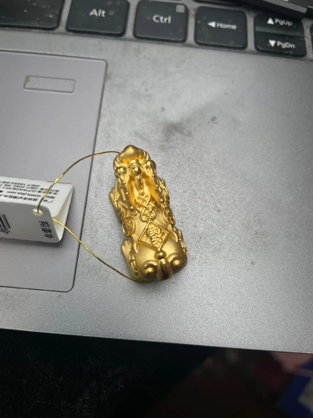足金五福貔貅手串