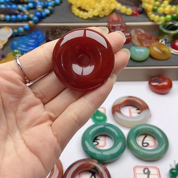 【闪购商品】玛瑙/玉髓颈饰未镶嵌卿***下