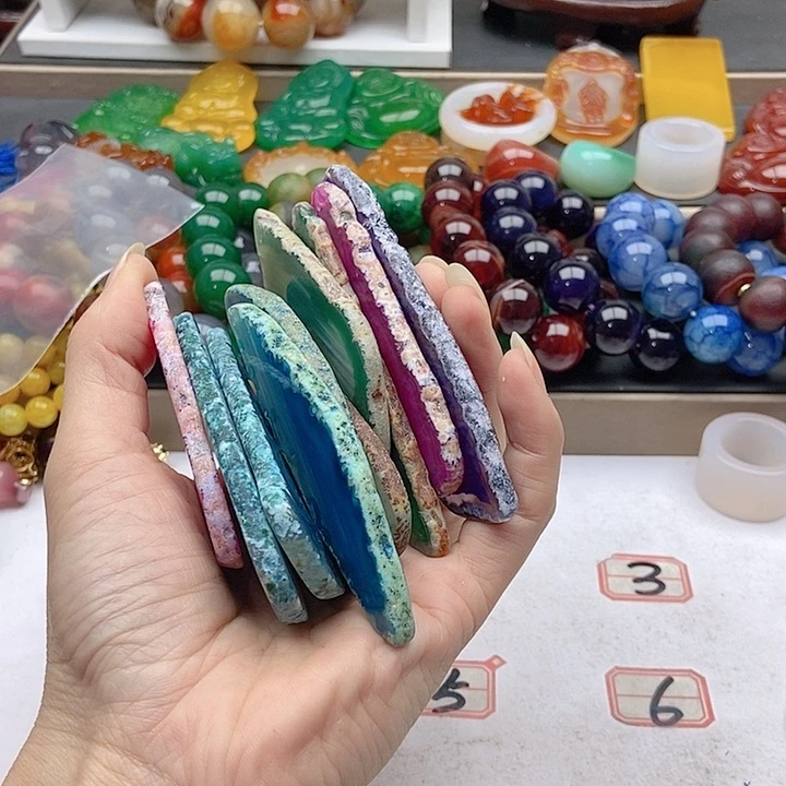 【闪购商品】玛瑙/玉髓颈饰未镶嵌L**y