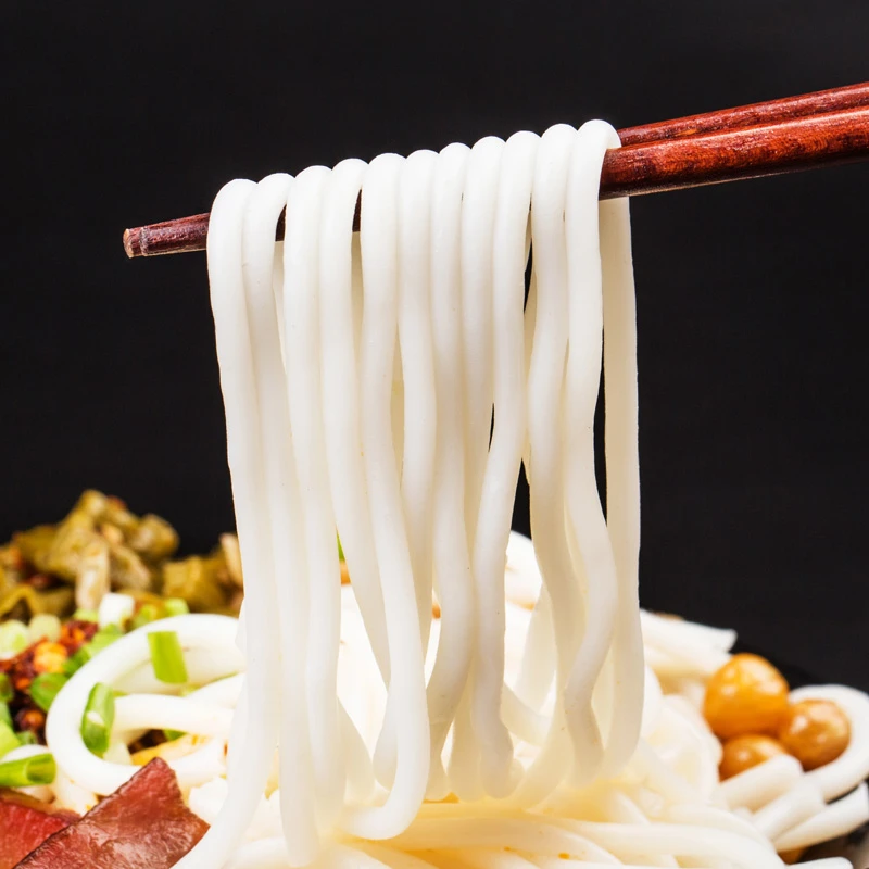 湘西米粉干粉常德圆粉粉丝4斤正宗湖南米粉米线早餐宵夜 包邮