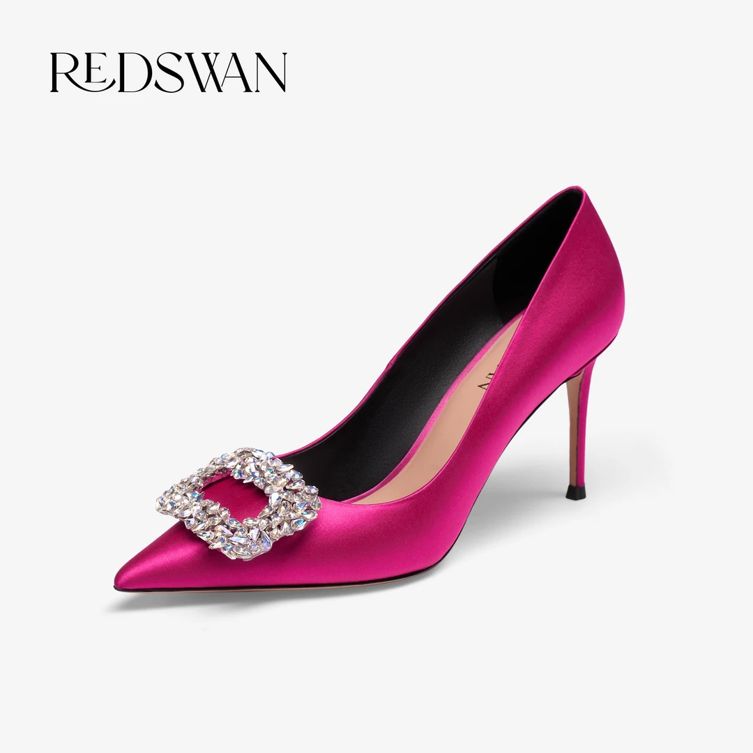 【杨红霞专属】 REDSWAN浅口高跟鞋轻奢时尚气质优雅尖头细跟百搭