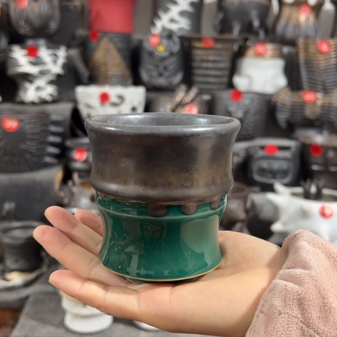 【闪购商品】陶瓷瓶口7.5高8.5