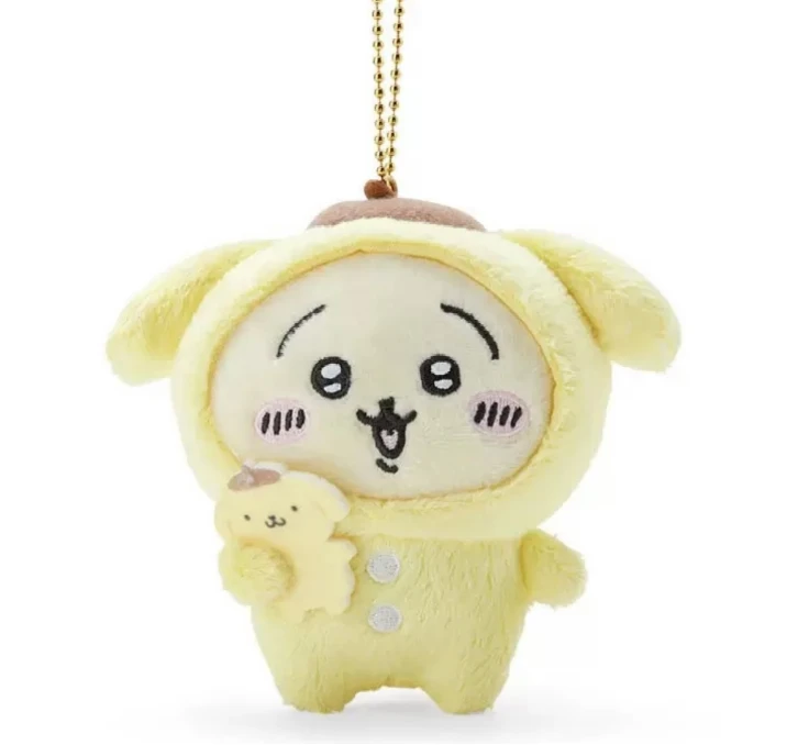 吉伊卡哇chiikawa美乐蒂布丁狗大耳狗联名毛绒公仔挂件可爱挂饰