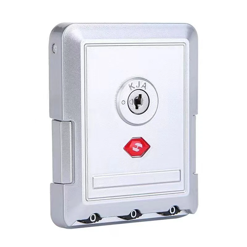 厂家直销行李箱专用锁扣配件旅行密码加厚拉杆箱银色行李箱密码锁