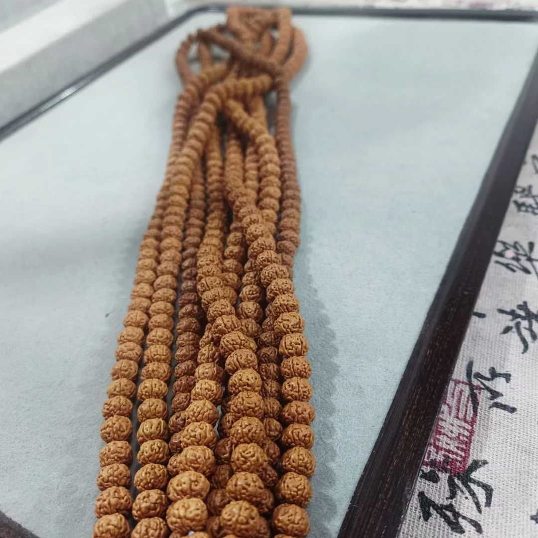 【凡】金刚菩提铁籽树王长串8-9mm左右