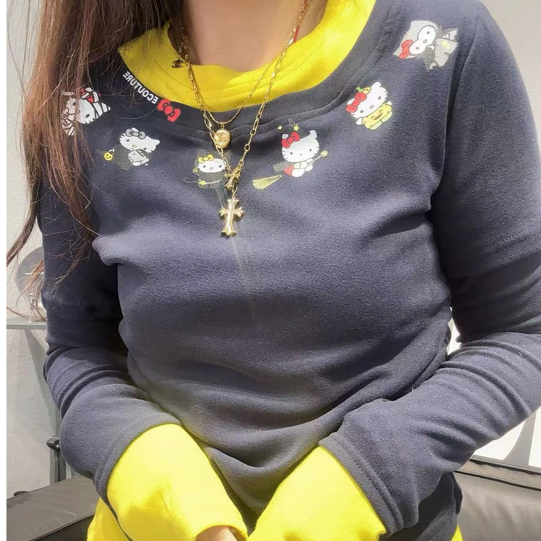 《赵小姐推荐》可爱假两套上衣