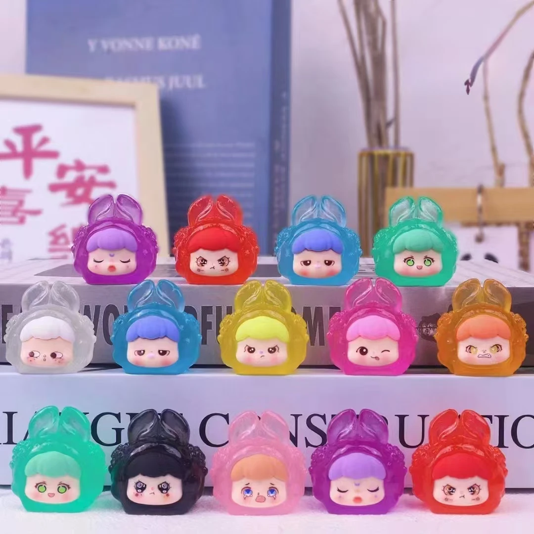 【九宫格】立体夜光梦梦兔卡通萌粒diy树脂工艺品桌面[摆件