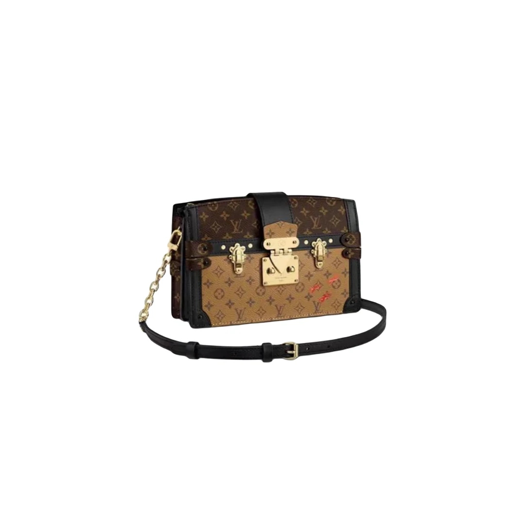 99新 LouisVuitton/路易威登 老花软盒子