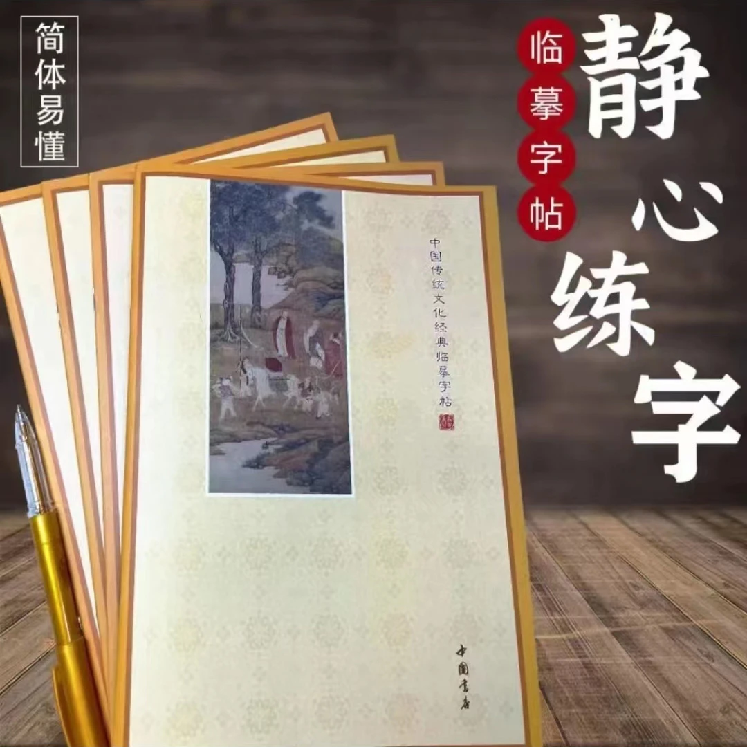 中国传统文化经典临摹字帖 简体横版生僻字带注音  套装