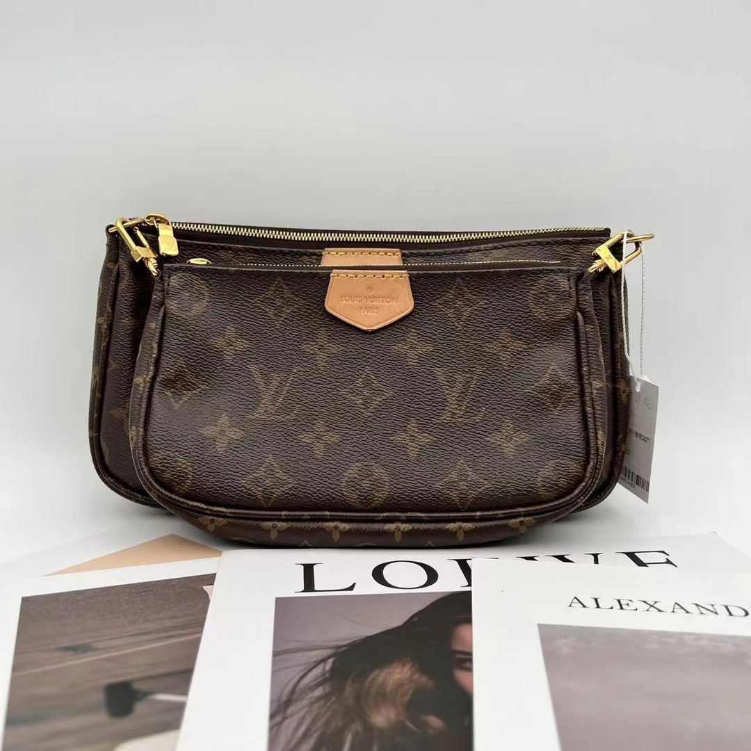 全新未使用 LouisVuitton/路易威登 青奢荟/粉带五合一肩包/36571
