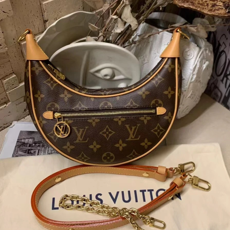 95新 LouisVuitton/路易威登 青奢荟///老花豌豆单肩斜挎包/39968