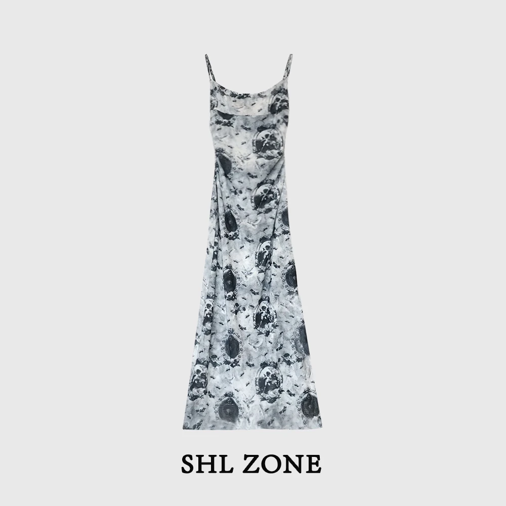 舒胡蕾 天使与恶魔 | 夏季纯欲气质收腰显瘦开叉包臀吊带连衣裙女