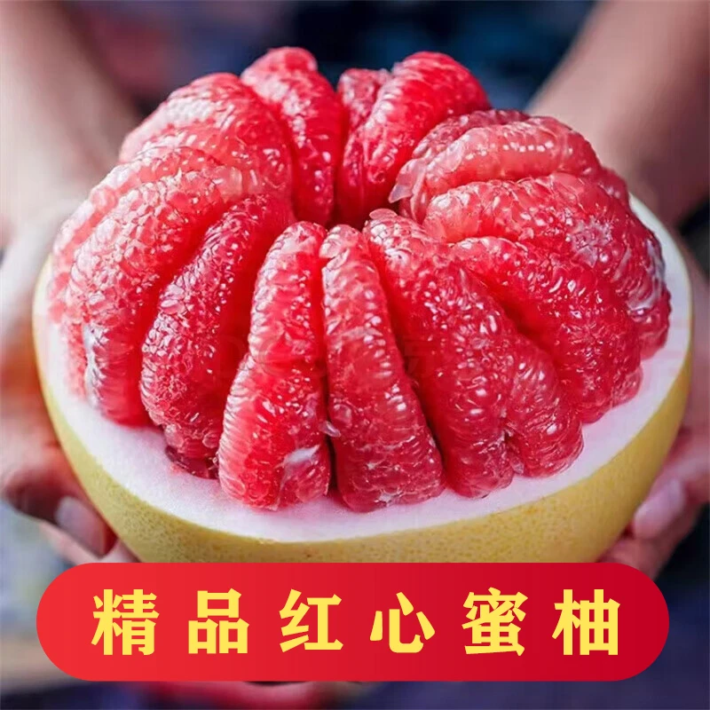 [玲珑柚-老树蜜柚]平和红心蜜柚 红肉柚子 1.3斤/4.5斤/8.5斤