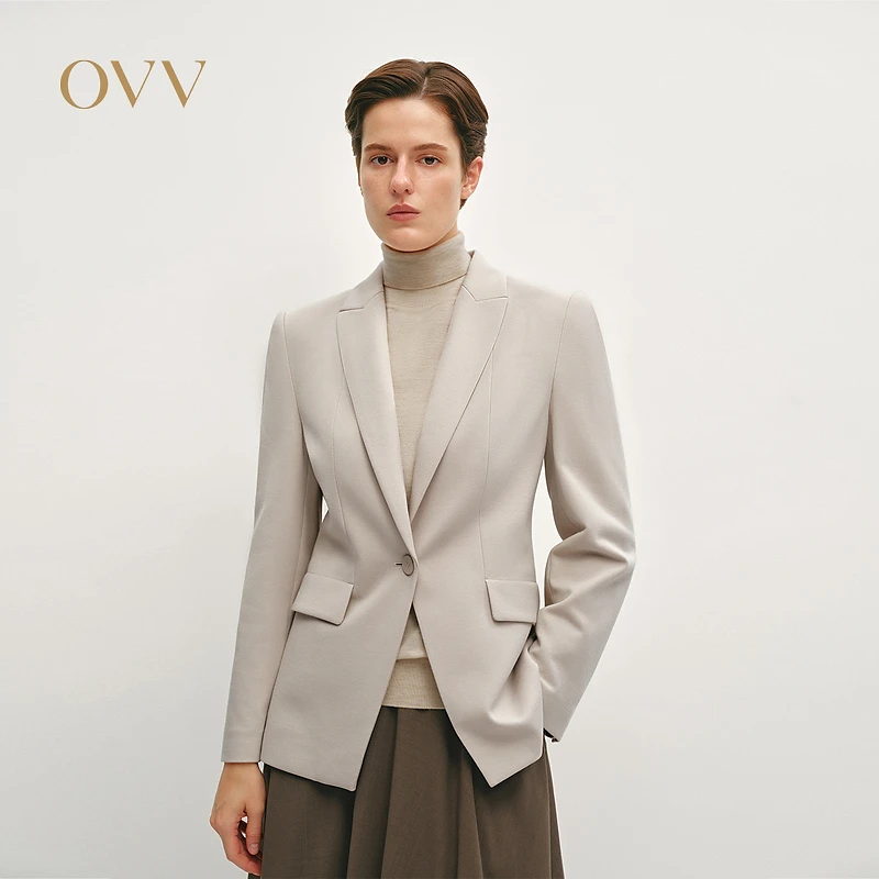 OVV24秋冬新款女装西服外套GWXAJ34108