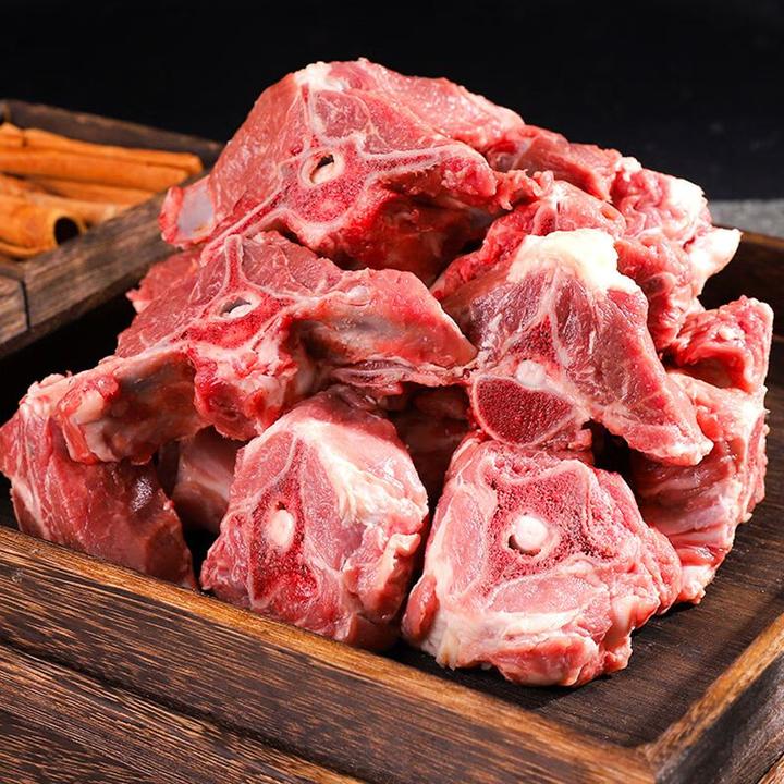 新鲜羊蝎子多肉原切羊脖子带骨髓羊脊骨羊脖骨