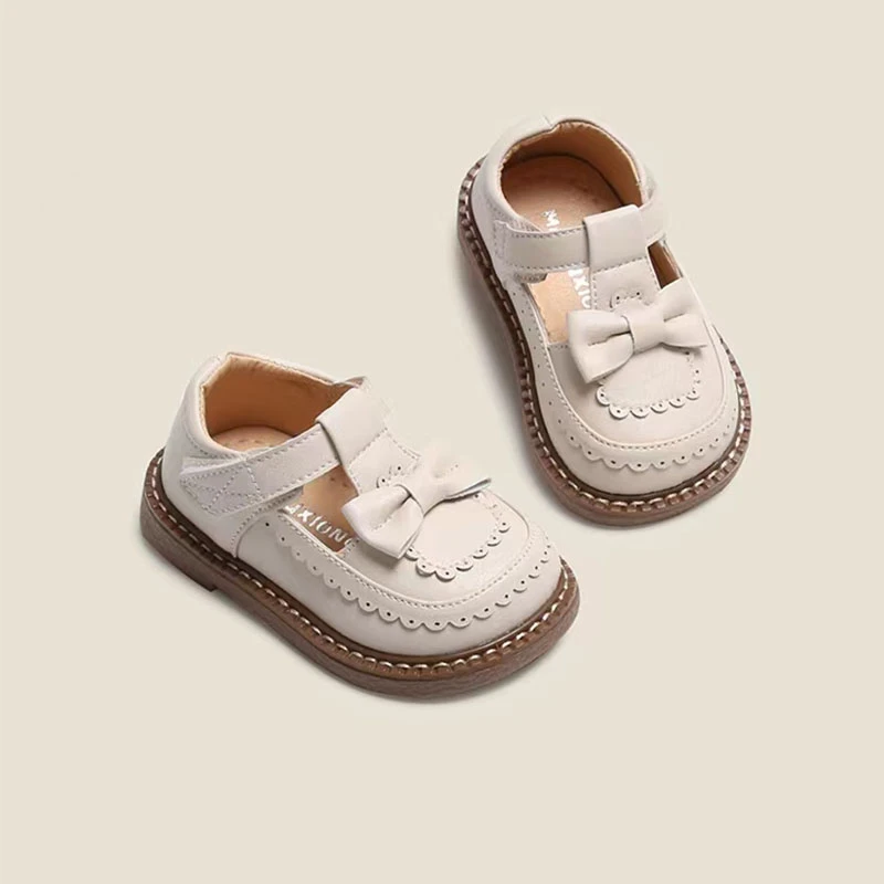 新15-25码春秋新款婴儿公主鞋学步鞋软底防滑女小童单鞋小皮鞋