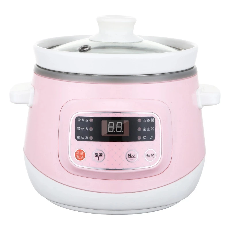 QES120快炖电炖锅煲汤炖汤锅煮粥锅家用智能预约1.0升