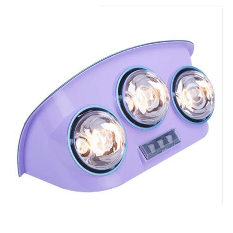 【防水防爆】千丰三灯壁挂式浴霸浴室卫生间浴室取暖灯挂壁式家用