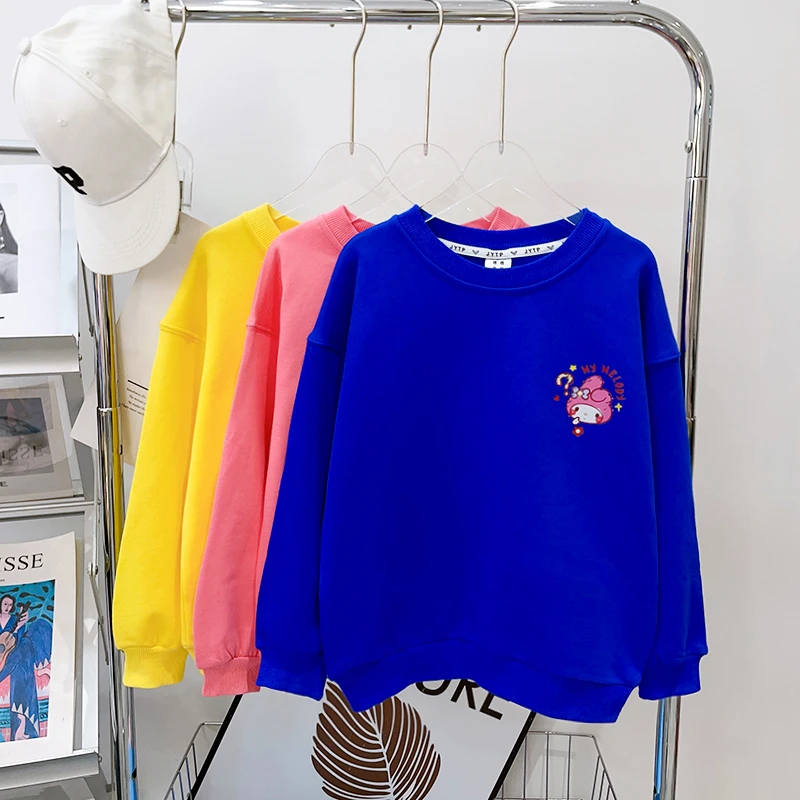 夏季韩版后背印花卡通图案休闲洋气百搭卫衣 W-zb1983 简约童品