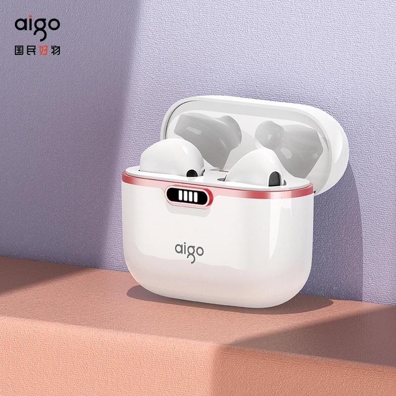 aigo/爱国者迷你降噪运动无线超长续航安卓通用双耳蓝牙耳机 XP10