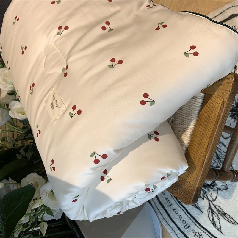 高端天丝薄款大豆纤维学生空调被夏凉被春秋被印花可爱被子夏被