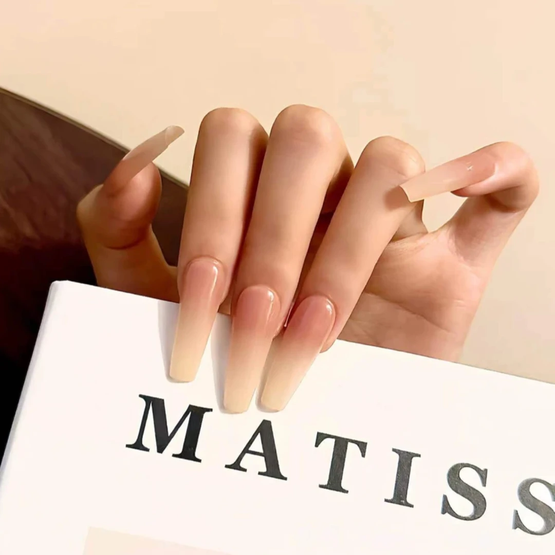 爆款！【桃汐】气质素色简约 纯手工猫眼穿戴甲