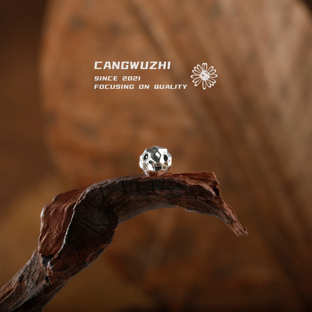 925银银制品 【藏物志】欢见银无相隔珠  配饰