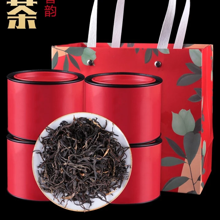 2021年景迈山古树晒红茶60g*4罐 云南高山滇红茶散茶