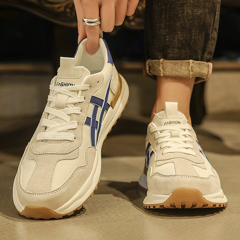 春季男鞋阿甘鞋男士潮流老爹鞋休闲运动潮鞋防滑百搭男款鞋子秋季