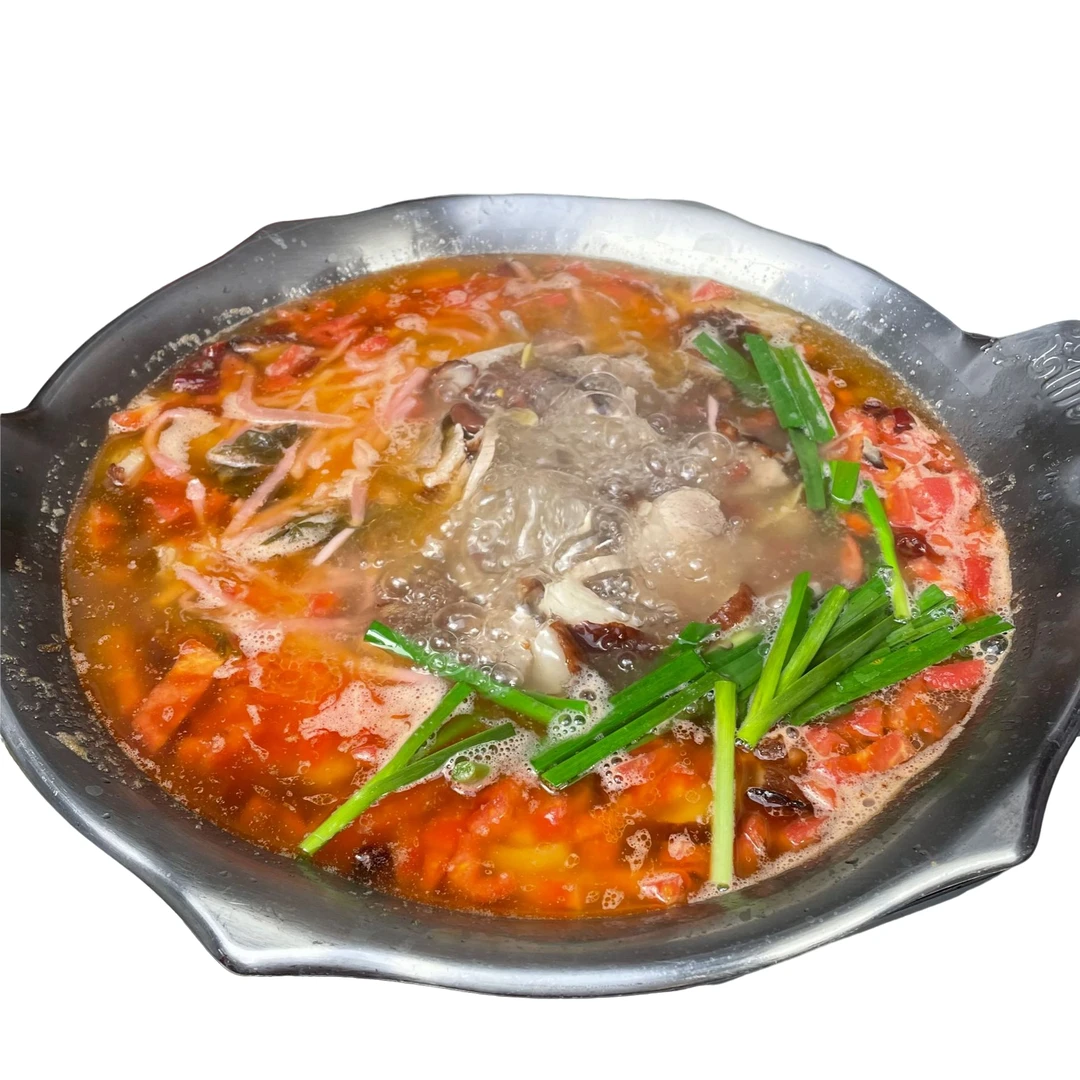 辣子金花富源酸菜猪脚500克猪肘子肉赠：红豆＋酸菜+干蘸水+潮蘸水