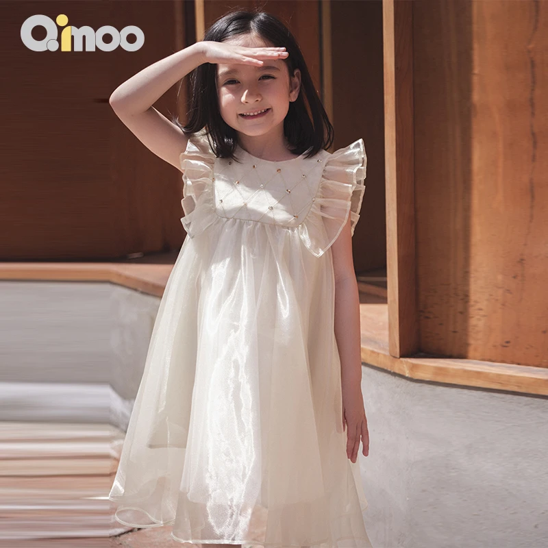 Qimoo/淇木夏季女童舒适透气可爱甜美洋气公主裙连衣裙QMT2LP640X