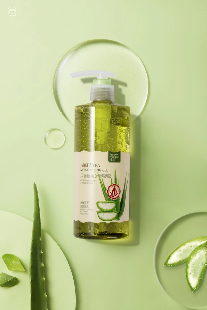 纯泉芦荟舒缓保湿凝胶400g压泵装 舒缓补水亲肤保湿 芦荟胶