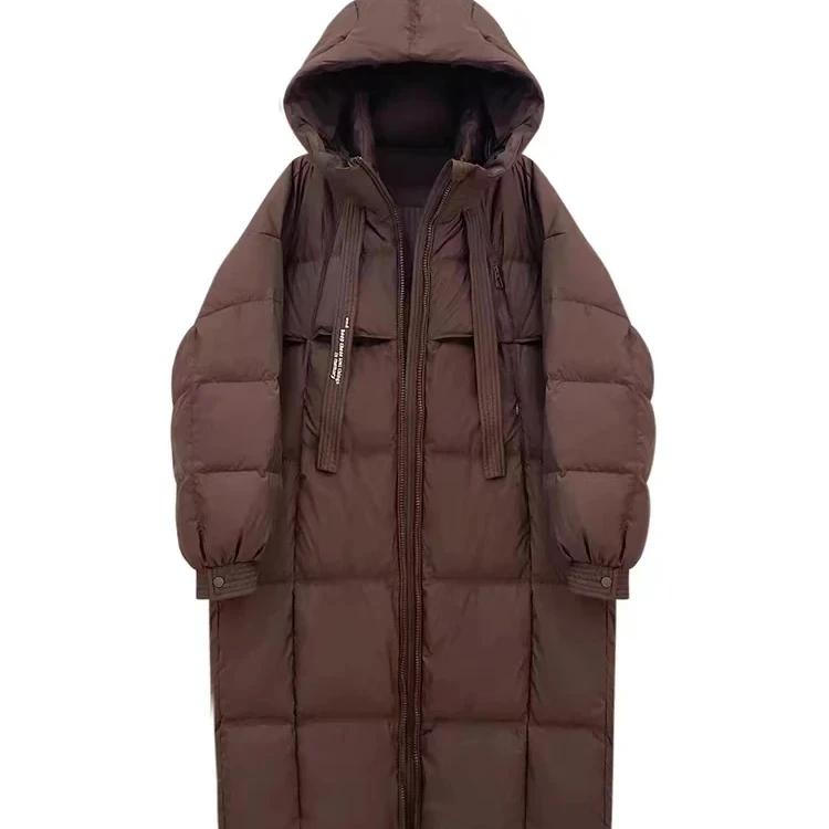极寒加厚/高充绒！过膝长款加厚羽绒大被子羽绒服WK