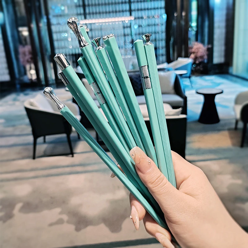 筷子家用高档2025新款防霉耐高温一人一筷家庭网红分餐合金筷