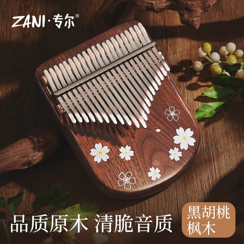 zani专尔拇指琴21音高端彩绘正品卡林巴手指琴简单易学初学者乐器
