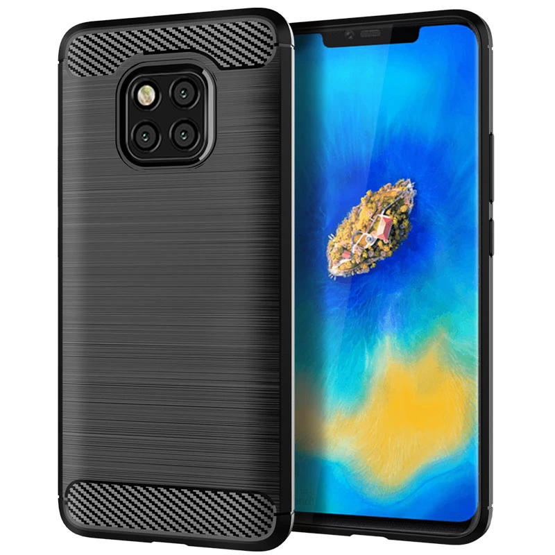 适用华为Mate20 Pro碳纤维手机壳高端全包防摔磨砂超薄散热保护壳