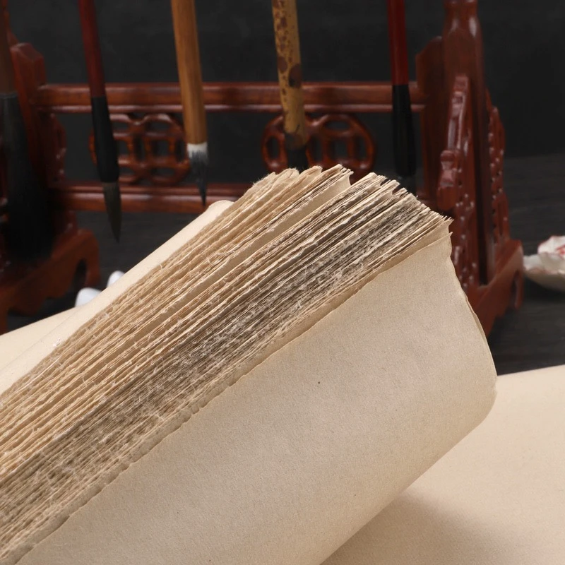 【到手3包】富阳元书仿古半生熟练习作品毛笔书法四尺四开100张