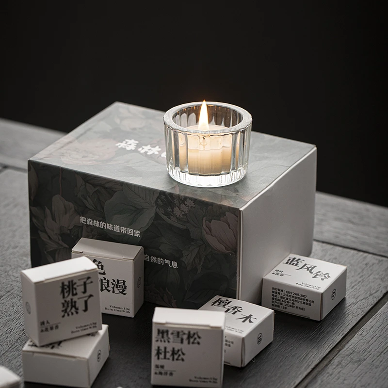 磐皿｜香里藏诗文艺风香薰蜡烛礼盒套装无烟大豆蜡高级香氛小蜡烛