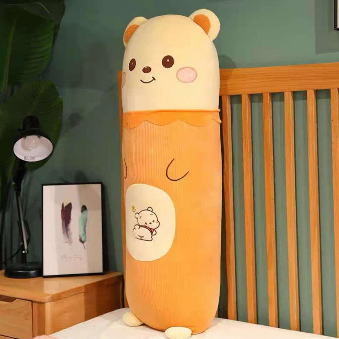 大号抱枕女生睡觉长条抱抱熊玩偶夹腿毛绒玩具拆洗娃娃公仔可爱