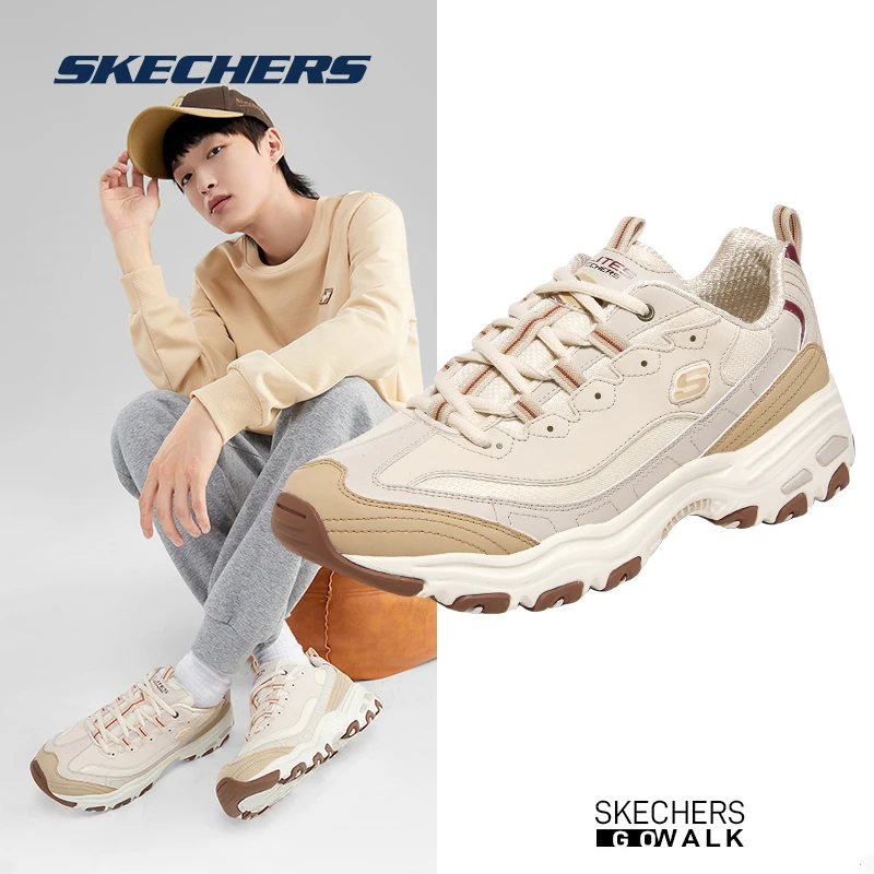 SKECHERS/斯凯奇【星球熊】秋冬季情侣熊猫鞋休闲增高老爹鞋894256
