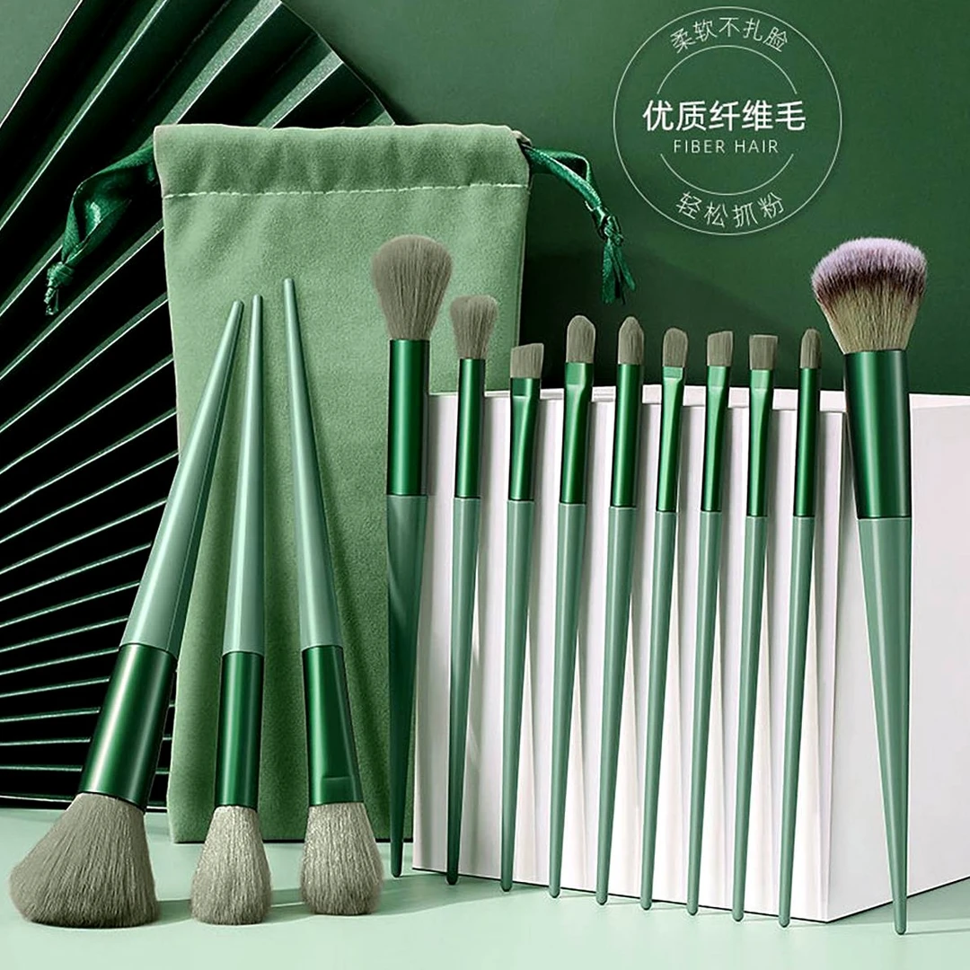 【13支套刷】化妆刷套装粉底眼影腮红工具软毛正品柔软便携初学者T
