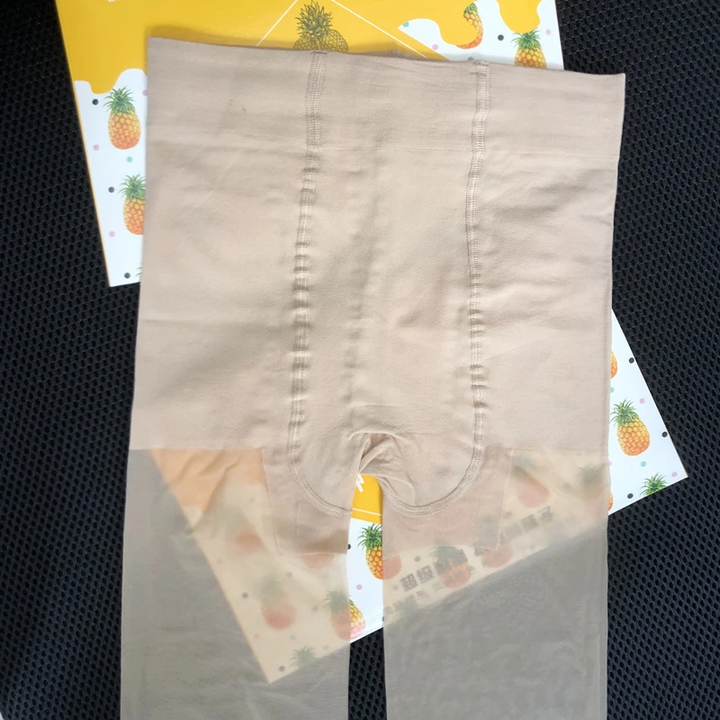 菠萝袜夏季超薄肉色丝袜性感光腿神器任意剪防勾丝美腿黑丝连裤袜